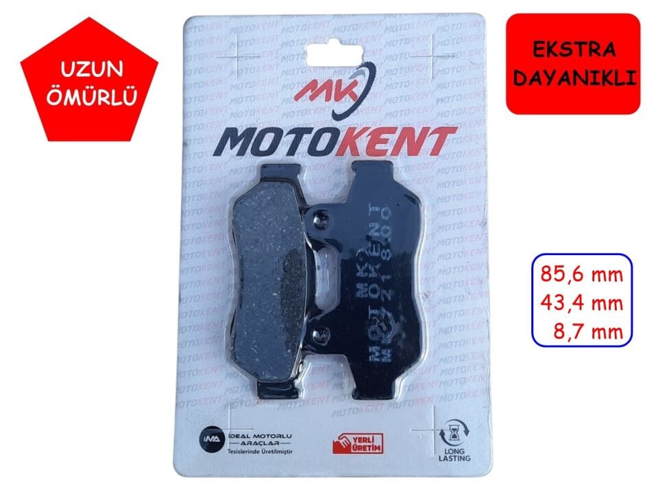 Honda Spacy 110 - Alpha Ön Fren Disk Balatası Fa721 Mtk