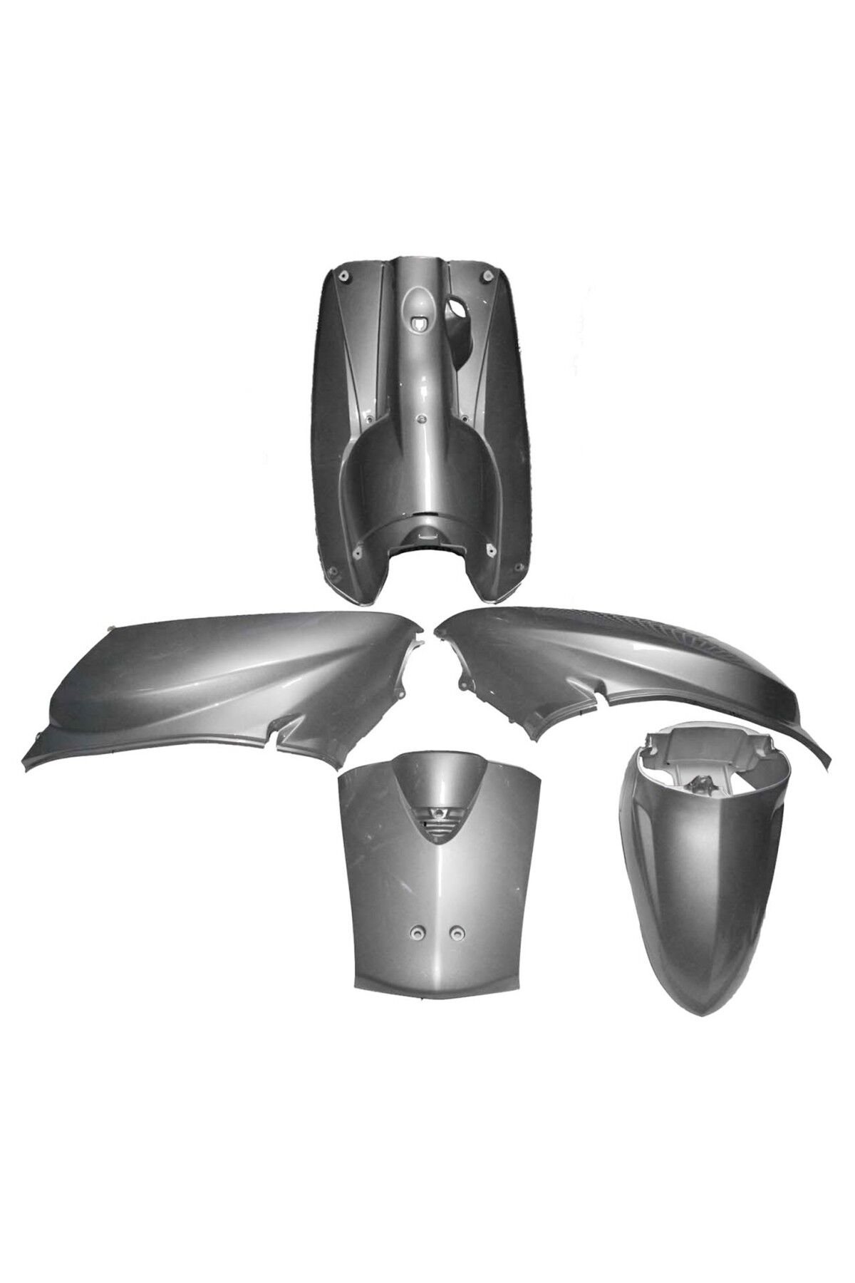 Today Uyumlu Kaporta Seti Gri 5 Parça