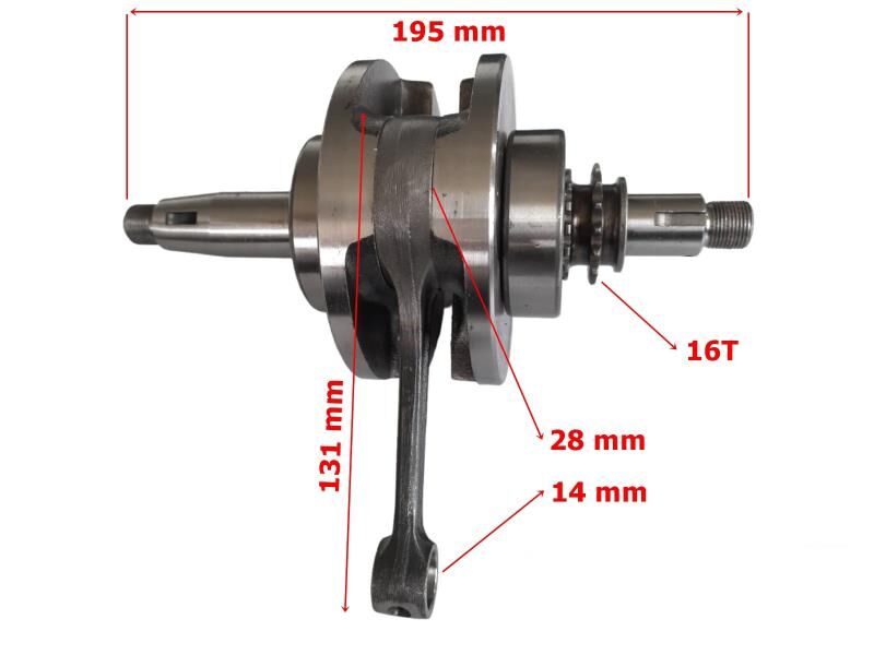 Bajaj Discover 125 Krank Komple