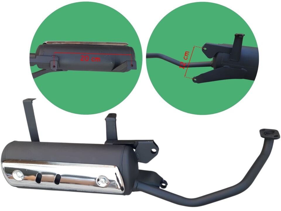 Scooter 125 Egzoz (Çamurluk Bağlantılı)