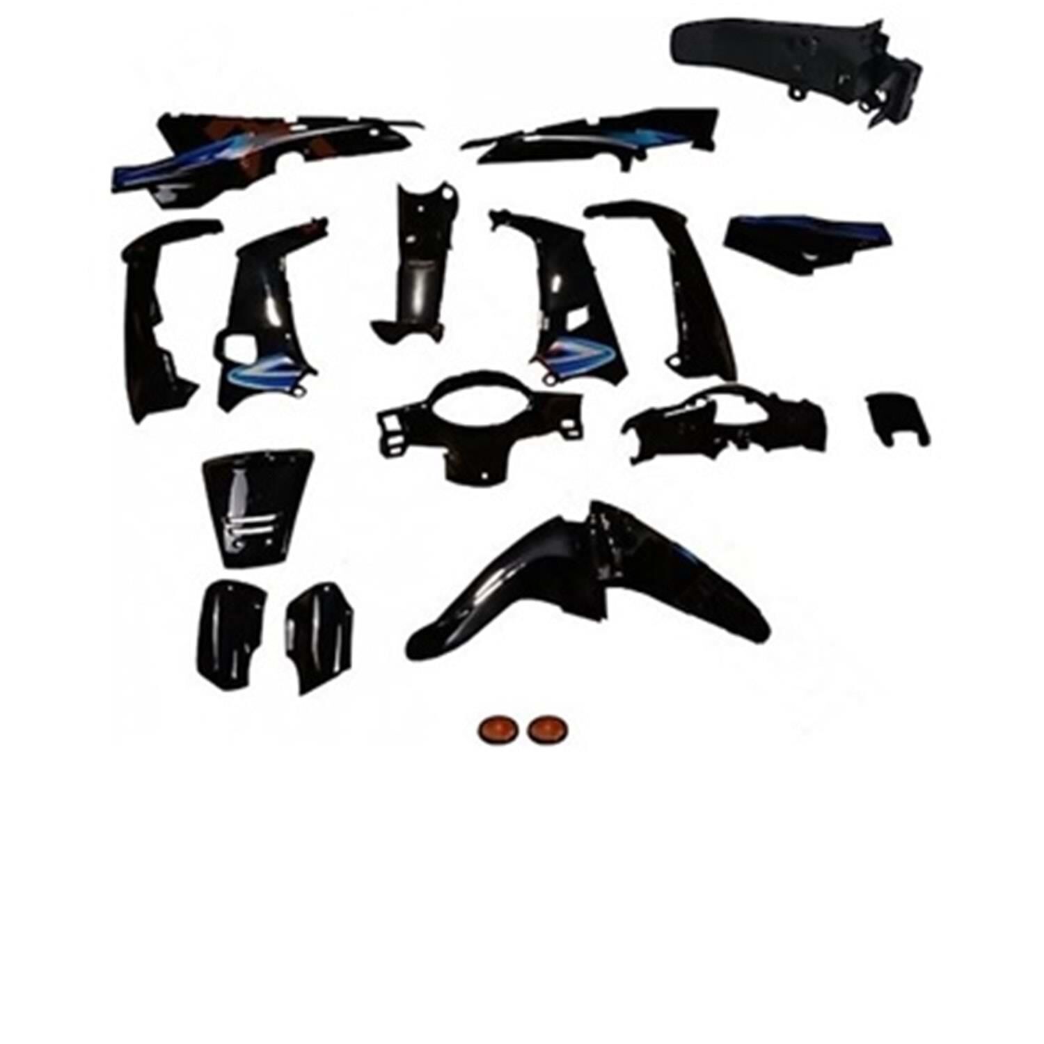 Kaporta Seti 100 Kh - Mfh Siyah