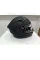 Jk-20  Jk 902 Mat Siyah Çene Pedli Güneş Vizörlü Çeneden Açılır Kask [Mat Black]