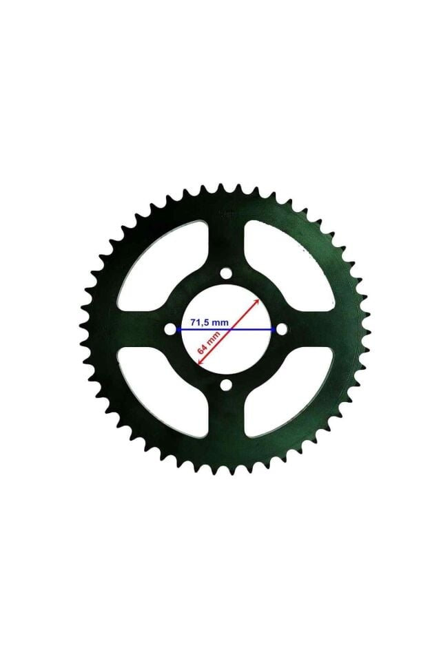 Ybr Uyumlu Arka Dişli 428-50T İç 64 Mm Ind Öm