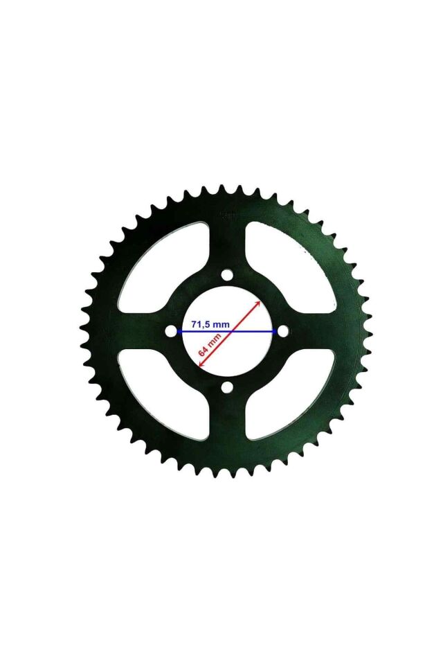 Ybr Uyumlu Arka Dişli 428-50T İç 64 Mm Ind Öm