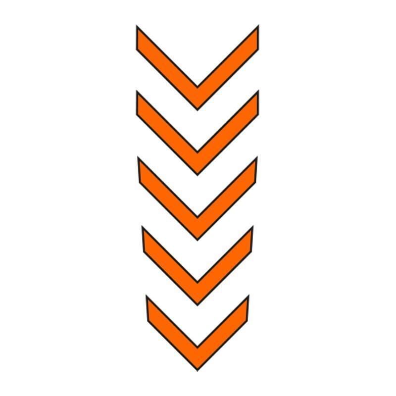 Cg Florasan Turuncu Çamurluk Üst Sticker