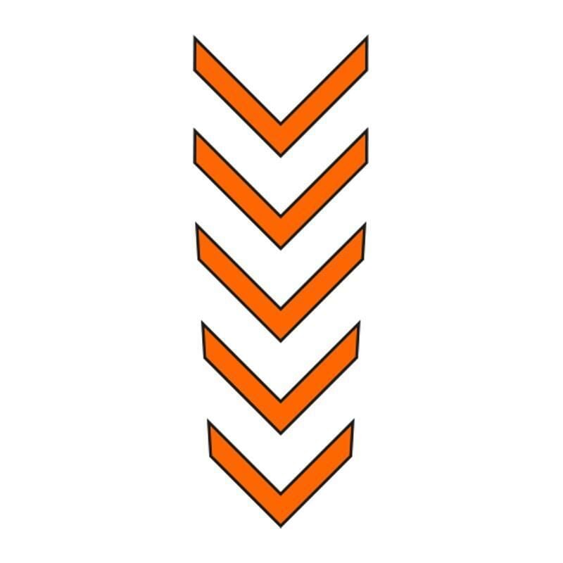 Cg Florasan Turuncu Çamurluk Üst Sticker
