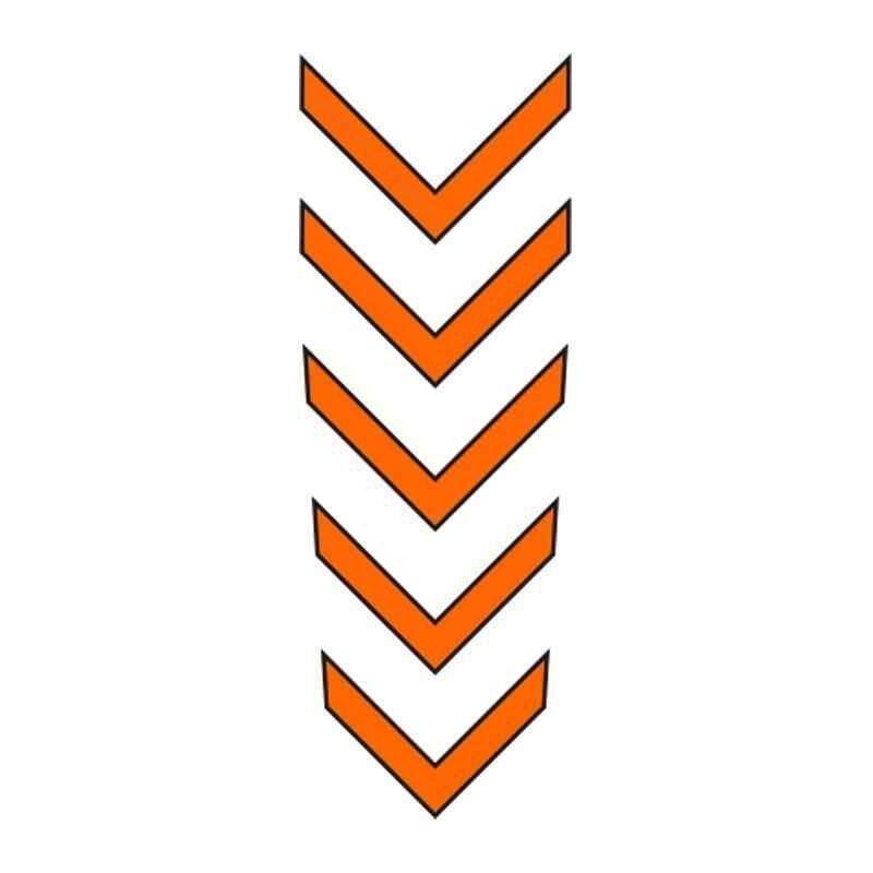 Cg Florasan Turuncu Çamurluk Üst Sticker