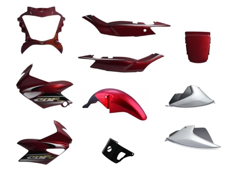 Honda Cbf 150 Kaporta Seti Kırmızı 9 Parça