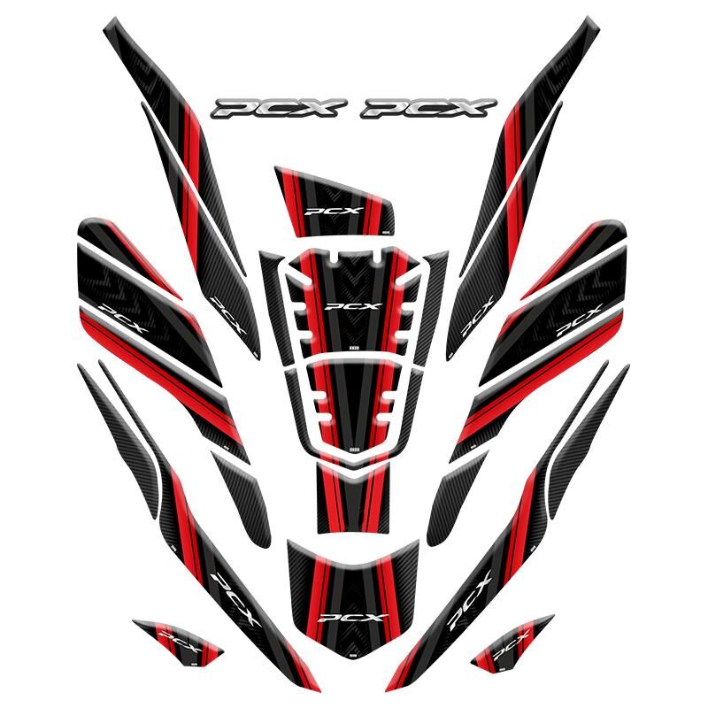 Honda Pcx 2021 - 2024 Uyumlu Tank Pad Set 002