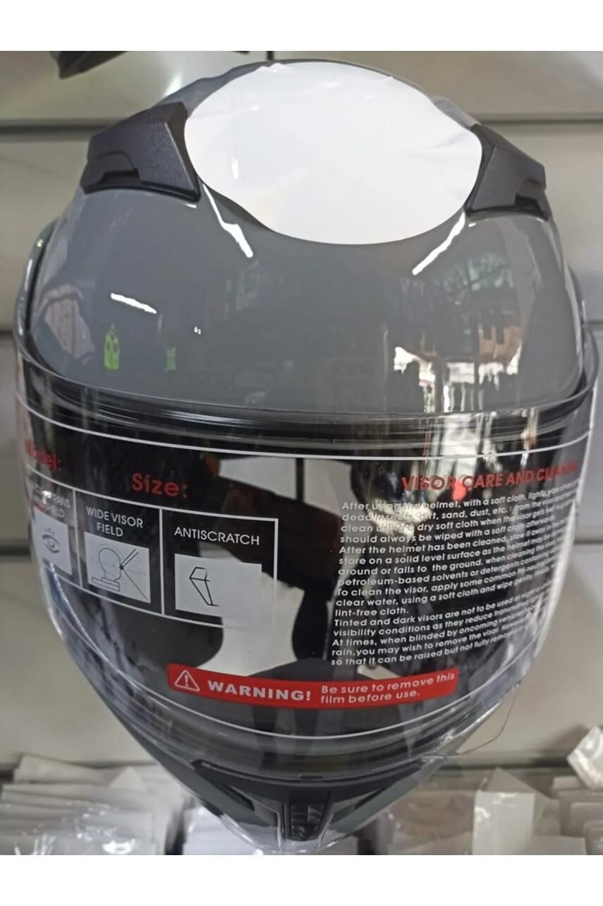 Jk 902 Nardo Gri Çene Açılır Güneş Vizörlü  [Cement Grey]