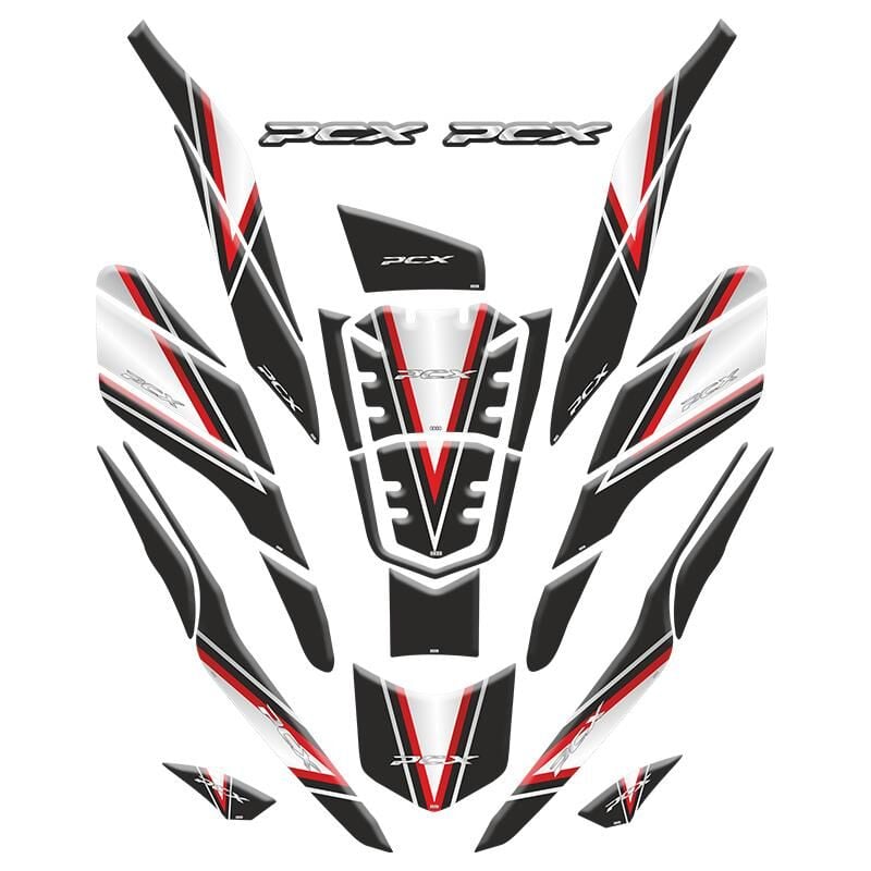 Honda Pcx 2021 - 2024 Uyumlu Tank Pad Set 003