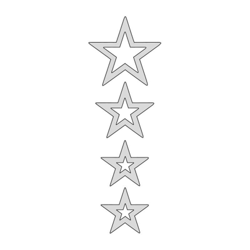 Cg Nikel Yıldızlı Çamurluk Üst Sticker