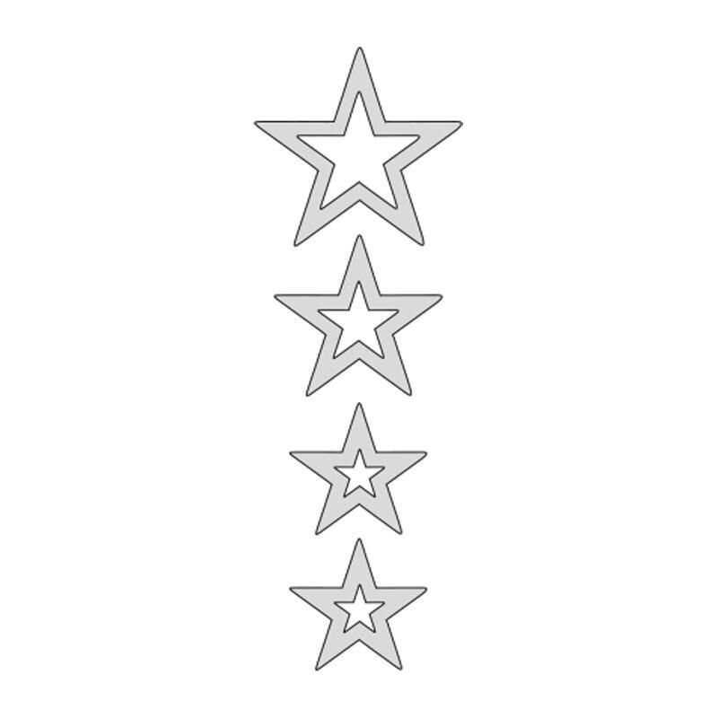 Cg Nikel Yıldızlı Çamurluk Üst Sticker