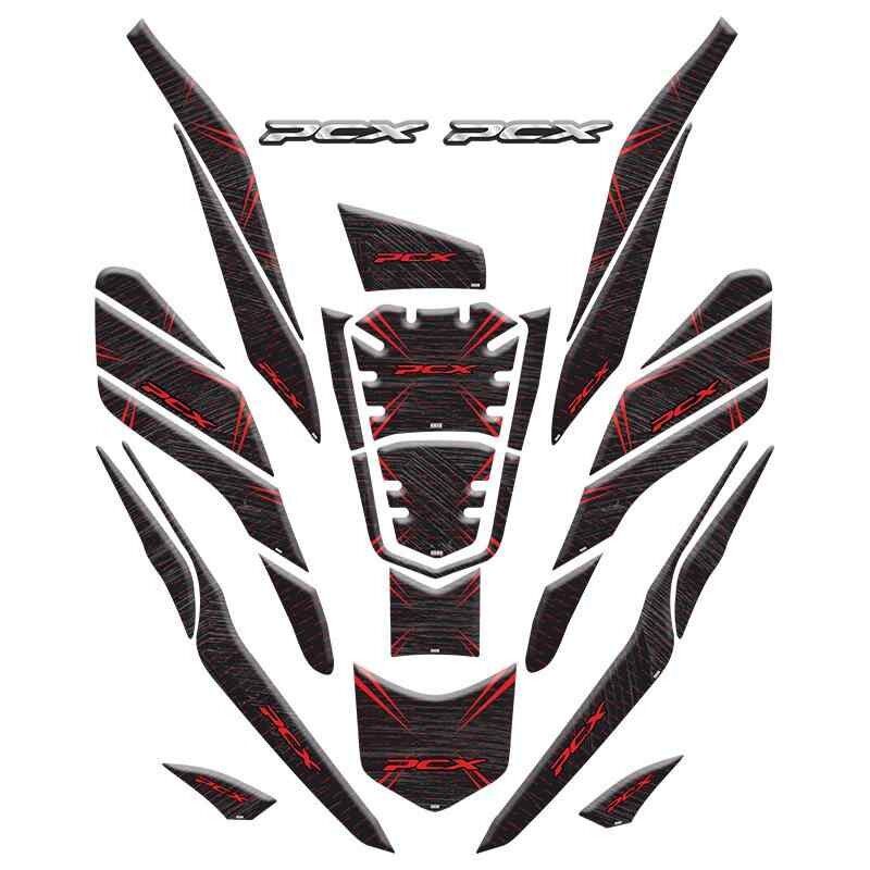 Honda Pcx 2021 - 2023 Uyumlu Tank Pad Set 005