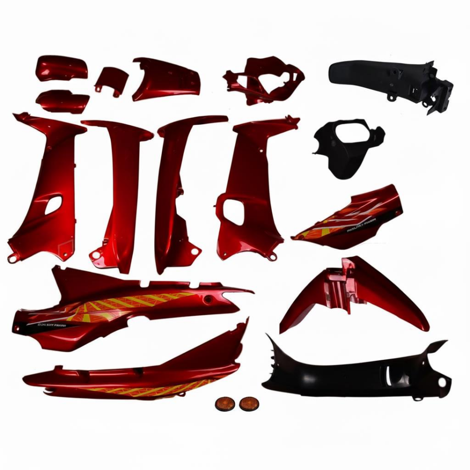 Cub Çelik Kaporta Seti Kırmızı 16 Parça