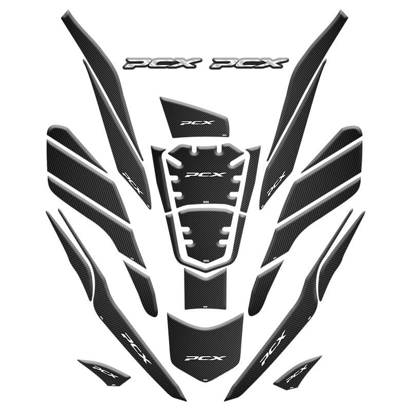 Honda Pcx 2021 - 2023 Uyumlu Tank Pad Set 007