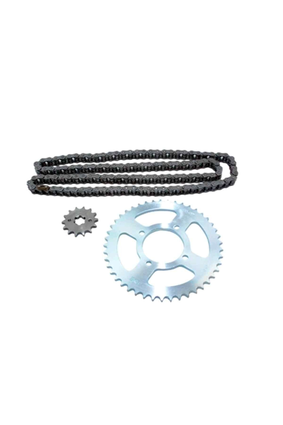 Ybr Uyumlu Ön-Arka Dişli Zincir Set 14-45T 128L Ncr