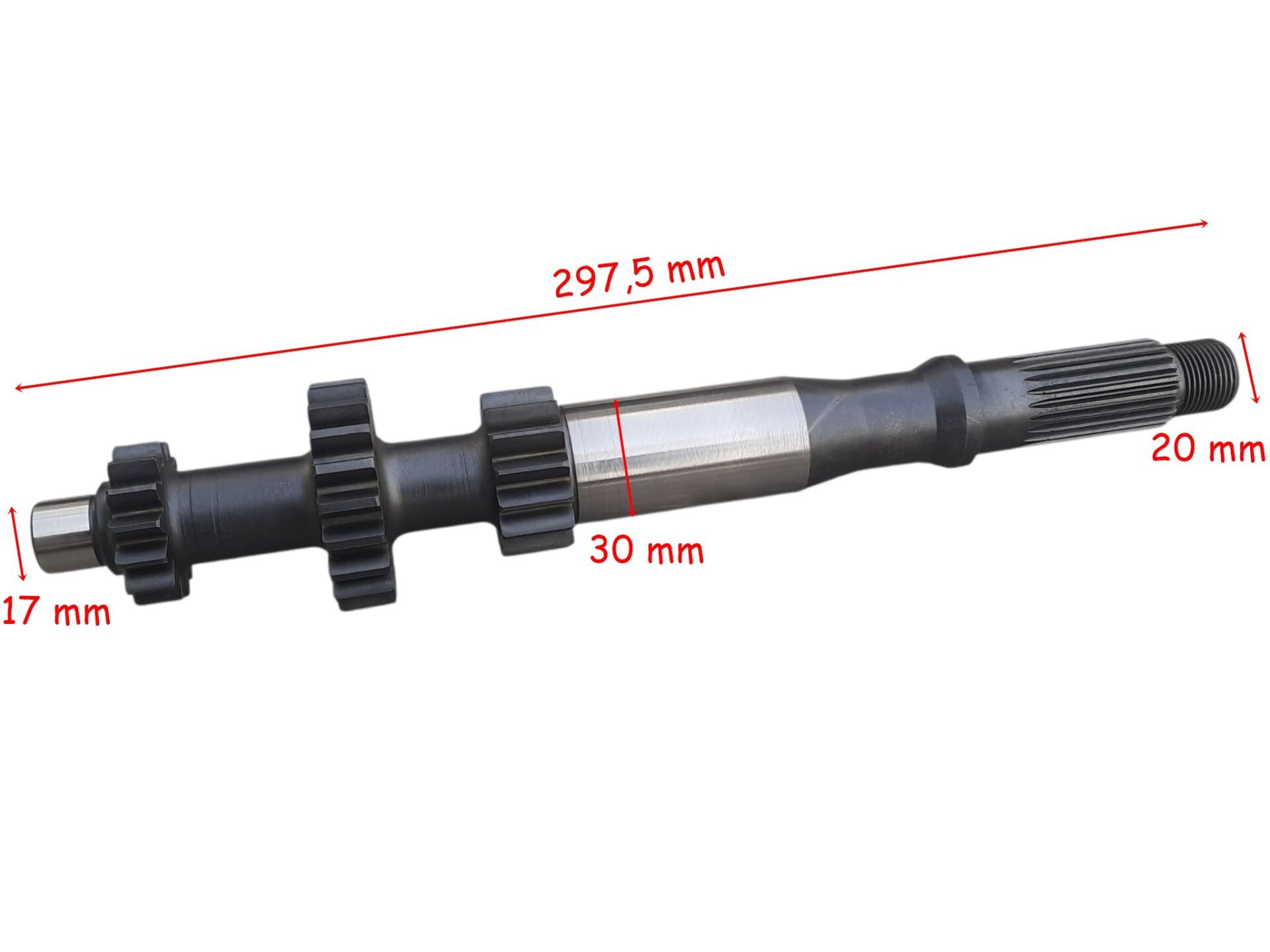 Atv Tahrik Mili 14T 20T 15T 297,5 Mm Regal Raptor Promax 650 Öm