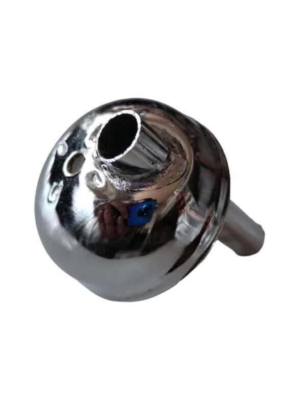 Mobylette Pejo Çırçır Egzoz Kapağı Borulu Nikel