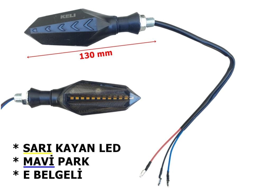 Sinyal Led Kayan 2 Li Set (2 Fonksiyonlu) (Kl002)