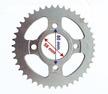 125 Cg Model Arka Dişli 428-43T İç 58 Mm Öm