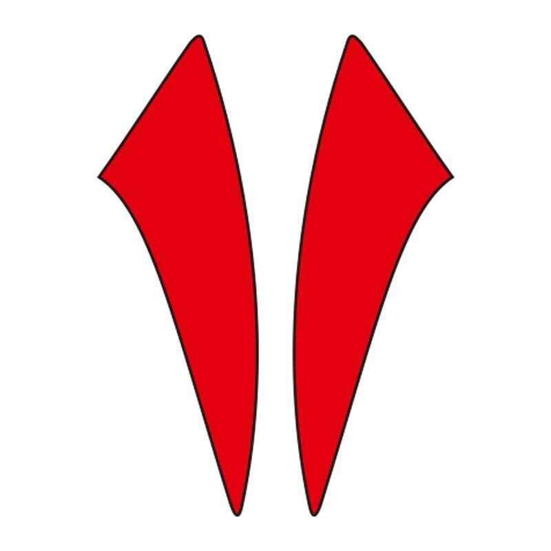 Cg Kırmızı Çamurluk Yan Sticker