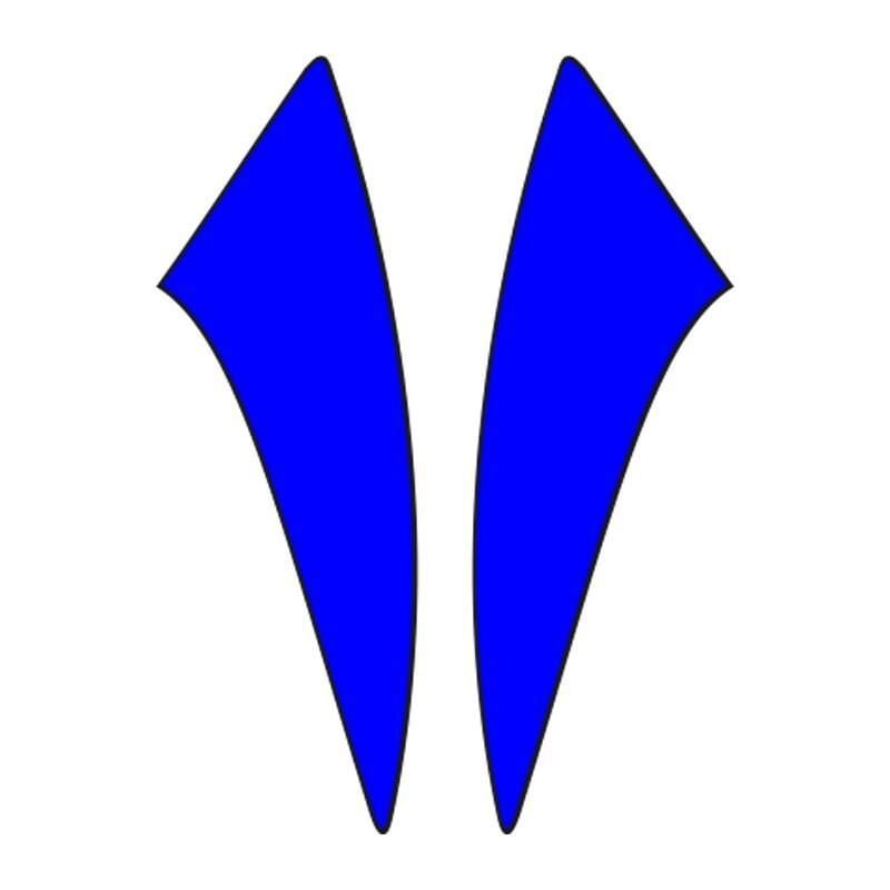 Cg Mavi Çamurluk Yan Sticker