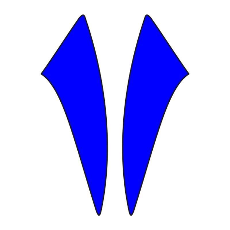 Cg Mavi Çamurluk Yan Sticker