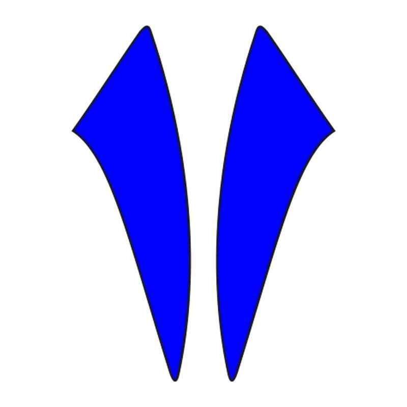 Cg Mavi Çamurluk Yan Sticker