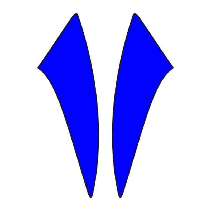 Cg Mavi Çamurluk Yan Sticker