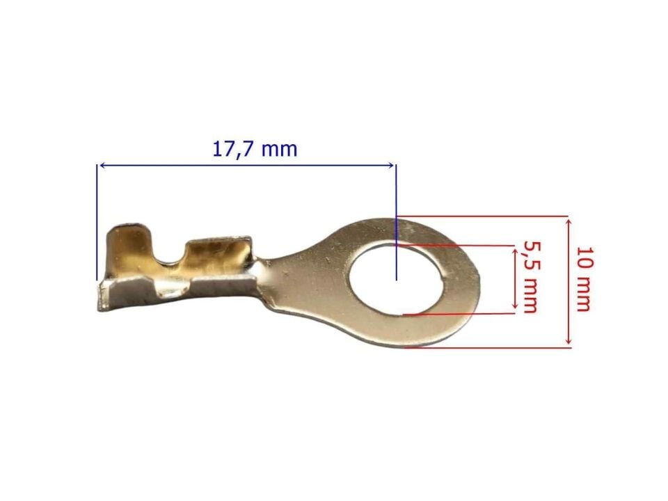 Skn 4-05 Kablo Ucu Terminal Başlık (Tks4) İth (100 Adet)