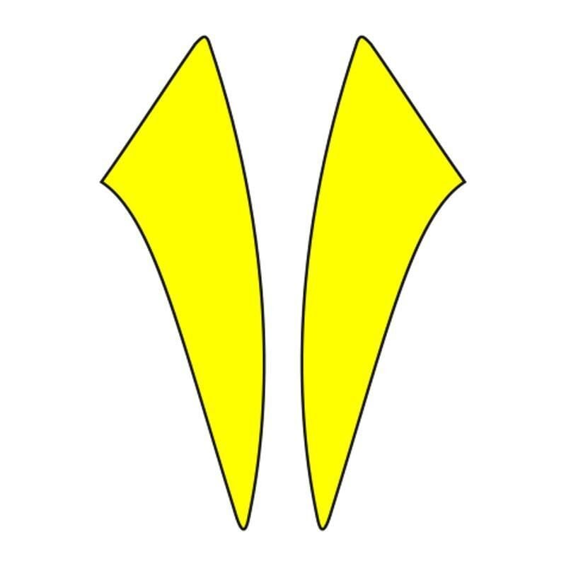 Cg Florasan Sarı Çamurluk Yan Sticker