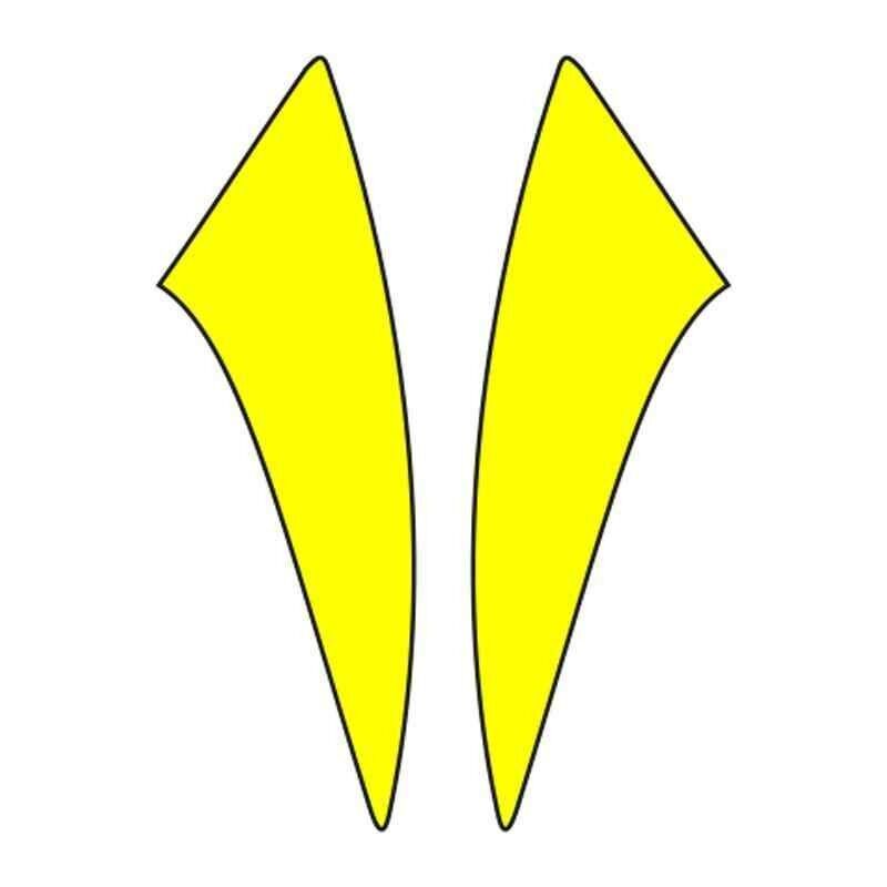 Cg Florasan Sarı Çamurluk Yan Sticker