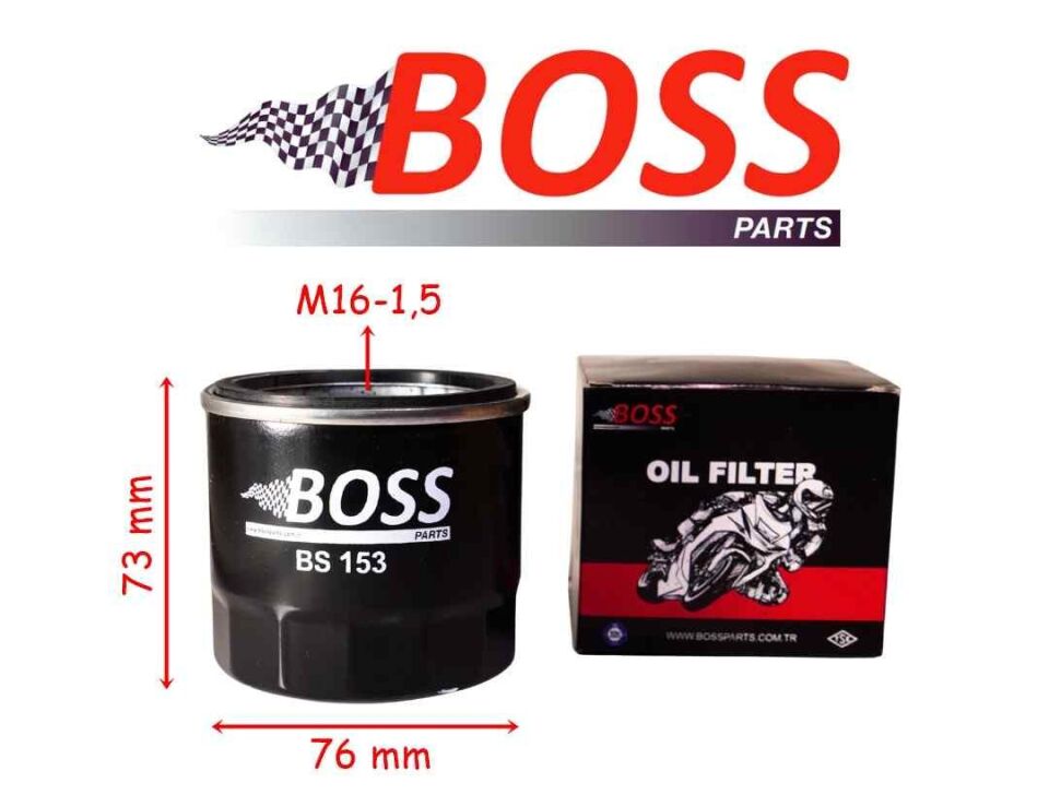 Ducatı Yağ Filtresi Boss Bs153 (Hf153) 76-73-M16-1,5 Ducati Diavel Monster Multistrada
