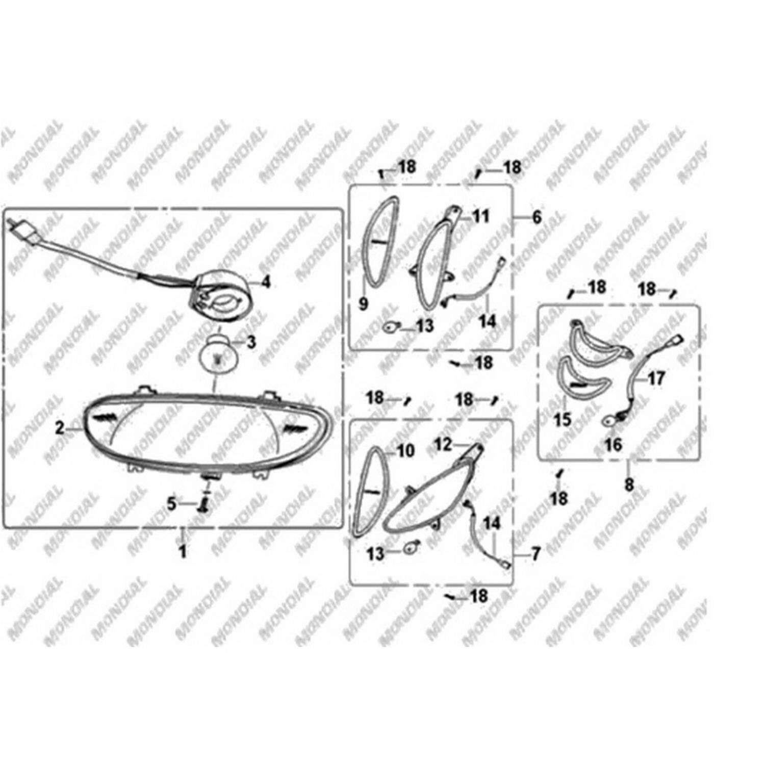 50 Hc Ön Sinyal Sağ Komple Orj