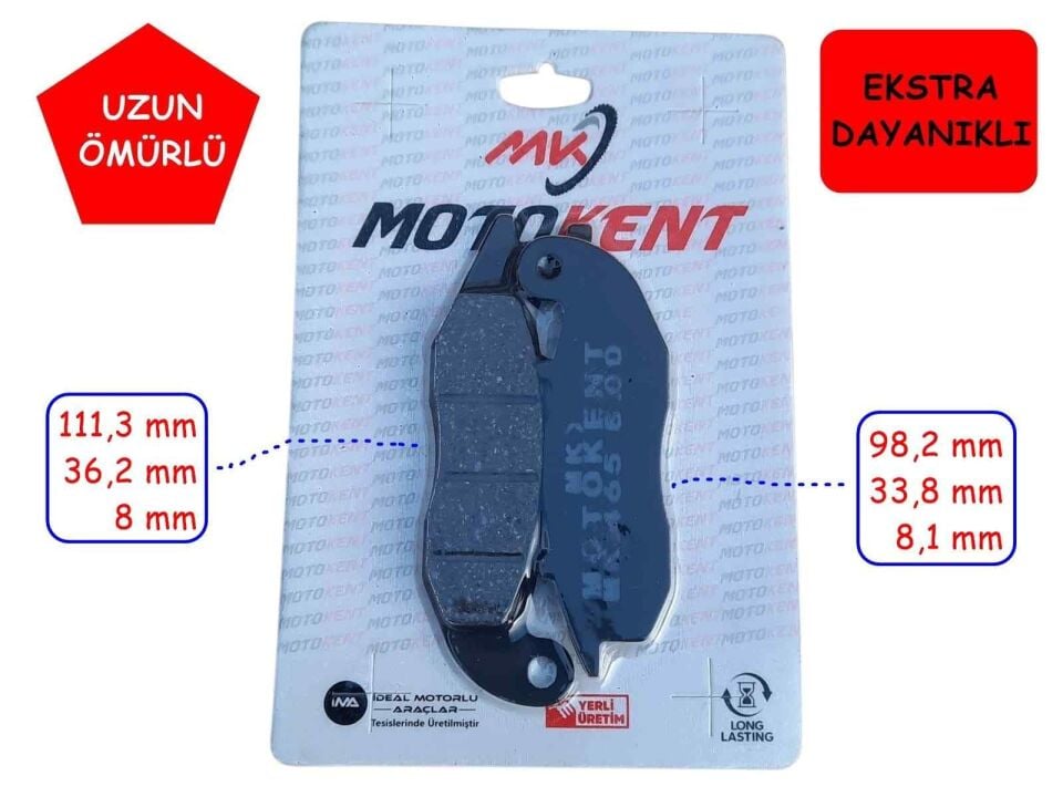 Honda Ön Fren Disk Balatası Sfa693 Fa465 Mtk Crf 250L (13-21) 250 Rally (17-21)