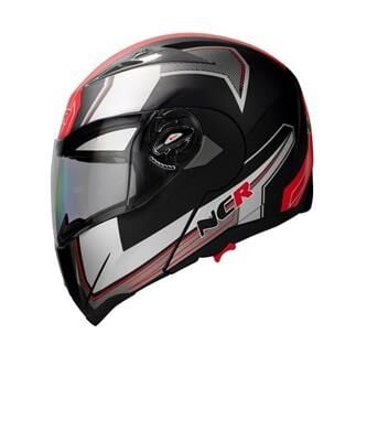 Kask Çeneden Açılan Gözlüklü Ece Belge Kırmızı S Beden Md 158