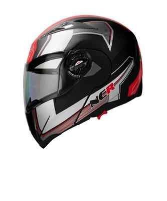 Kask Çeneden Açılan Gözlüklü Ece Belge Kırmızı S Beden Md 158