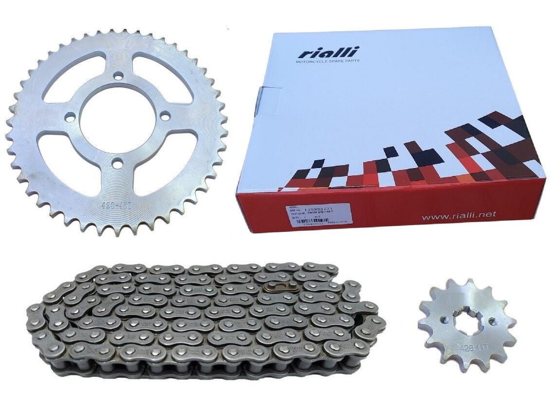 Yamaha Ybr Ön-Arka Dişli Zincir Set Rialli 428H-118L 14-45T