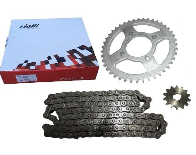 Tvs Apache Ön-Arka Dişli Zincir Set Rialli 428H 130L 14-46T