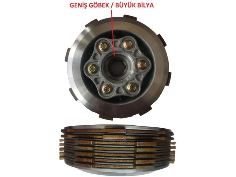 Depraj Balata+Sac+Baskı Komple (6 Yıldız 7 Balata) Cg 200 Geniş Göbek