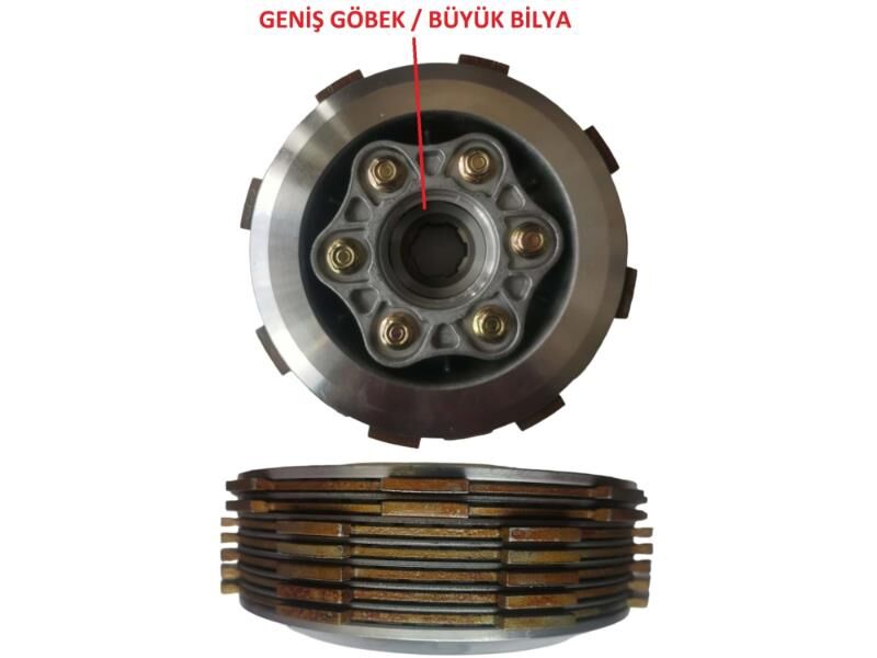 Depraj Balata+Sac+Baskı Komple (6 Yıldız 7 Balata) Cg 200 Geniş Göbek