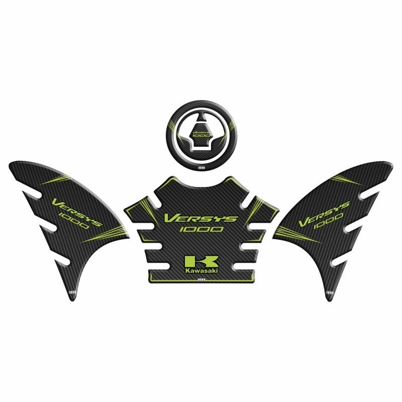 Skm Kawasakı Versys 1000 Uyumlu Tank Pad Set 002