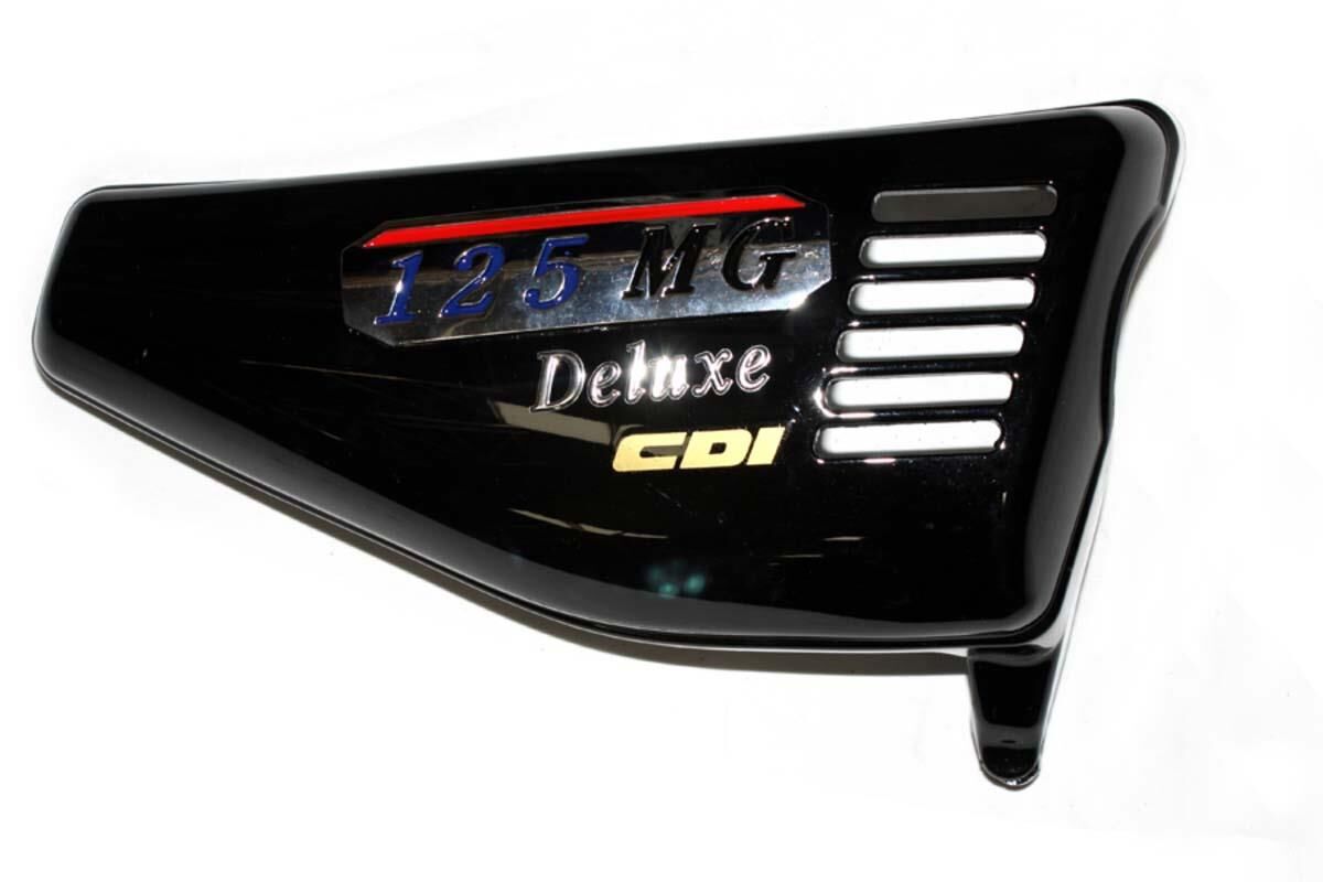 Mg Deluxe 125 Sağ Yan Kapak Siyah Amblemli Orj