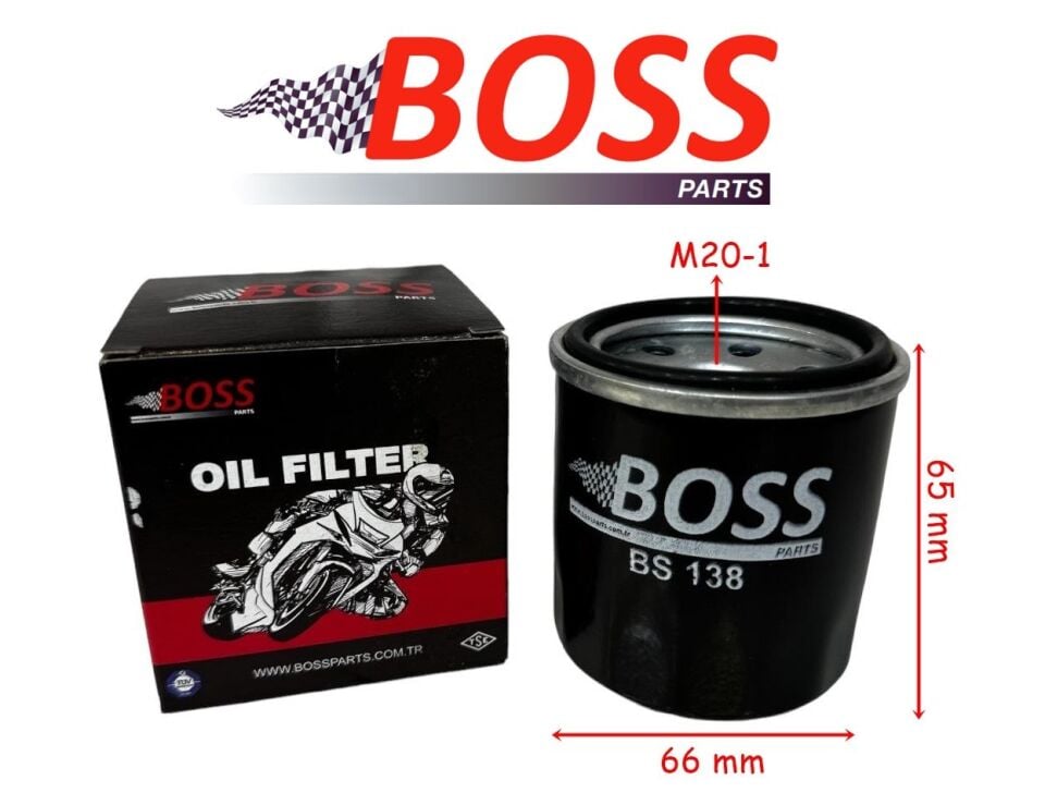 Suzukı Yağ Filtresi Bs138 (Hf138) 66-65-M20-1 Rks R250 Gw250 İnazuma Burgman An650 V-Strom Dl650-250