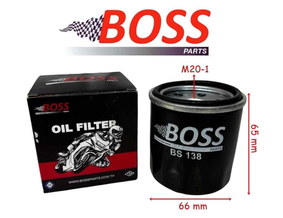 Suzukı Yağ Filtresi Bs138 (Hf138) 66-65-M20-1 Rks R250 Gw250 İnazuma Burgman An650 V-Strom Dl650-250