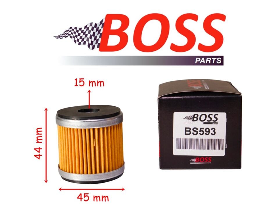 Benelli Yağ Filtresi Boss Bs593 (Hf593) 45-44-15 Mm Bn251 Trk 251 Leoncıno