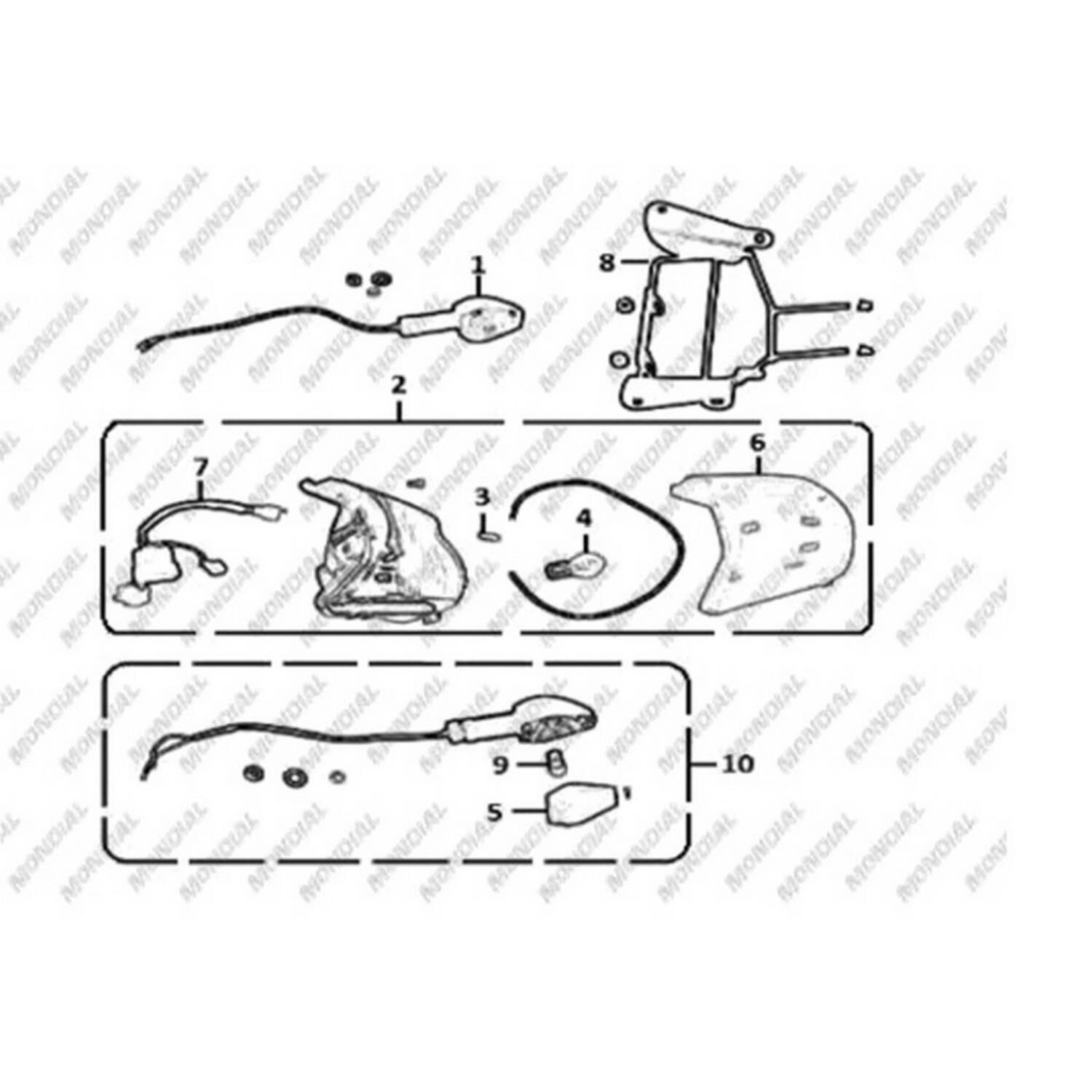 125 Mx Ön Sinyal Sol Orj