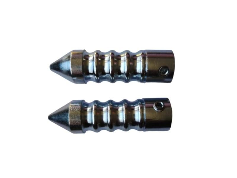 Mobylette Ön Basamak Demir Sivri Yuvarlak (Kalvaniz) Cg/Kuba/Mobylette