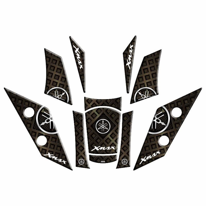 Yamaha Xmax 2018 - 2022 Uyumlu Tank Pad Set 004